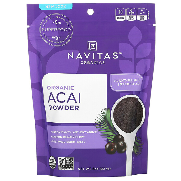 Navitas Organics, Organic Acai Powder, 8 oz (227 g) 1 Navitas Organics, Organic Acai Powder, 8 oz (227 g)