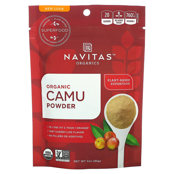 Navitas Organics, Organic Camu Powder, 3 oz (85 g) 1 Navitas Organics, Organic Camu Powder, 3 oz (85 g)