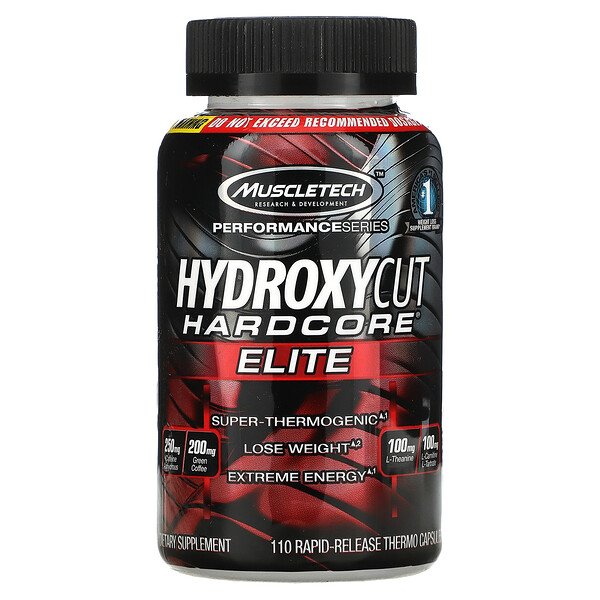 Hydroxycut, Hardcore Elite, 110 Rapid-Release Thermo Capsules 1 Hydroxycut, Hardcore Elite, 110 Rapid-Release Thermo Capsules