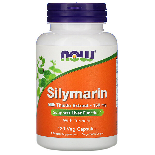 NOW Foods, Silymarin, Milk Thistle Extract, 150 mg, 120 Veg Capsules 1 NOW Foods, Silymarin, Milk Thistle Extract, 150 mg, 120 Veg Capsules