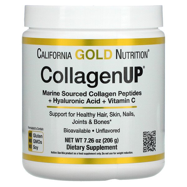 California Gold Nutrition, CollagenUP, Unflavored, 7 California Gold Nutrition, CollagenUP, Unflavored, 7.26 oz (206 g)