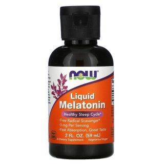 NOW Foods, Liquid Melatonin, 2 fl oz (59 ml)