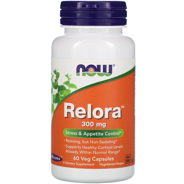 NOW Foods, Relora, 300 mg, 60 Veg Capsules 1 NOW Foods, Relora, 300 mg, 60 Veg Capsules