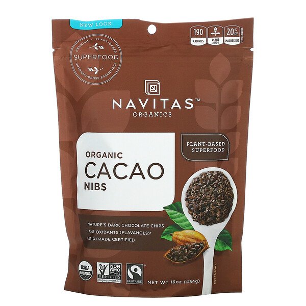 Navitas Organics, Organic, Cacao Nibs, 16 oz (454 g) 1 Navitas Organics, Organic, Cacao Nibs, 16 oz (454 g)