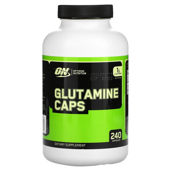 Optimum Nutrition, Glutamine, 500 mg, 240 Capsules 1 Optimum Nutrition, Glutamine, 500 mg, 240 Capsules