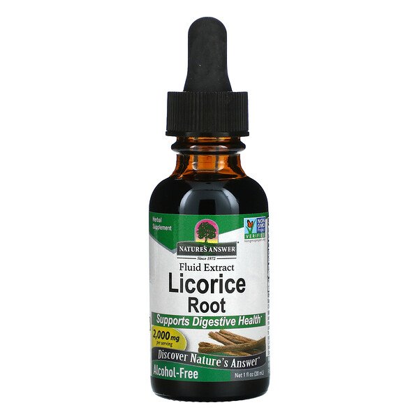 Nature's Answer, Licorice Root, Fluid Extract, AlcoholFree, 2,000 mg