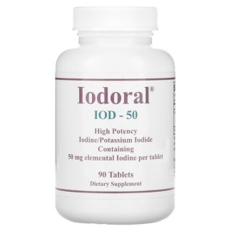 Optimox, Iodoral, 50 mg, 90 Tablets