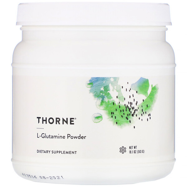 Thorne Research, L-Glutamine Powder, 18 Thorne Research, L-Glutamine Powder, 18.1 oz (513 g)