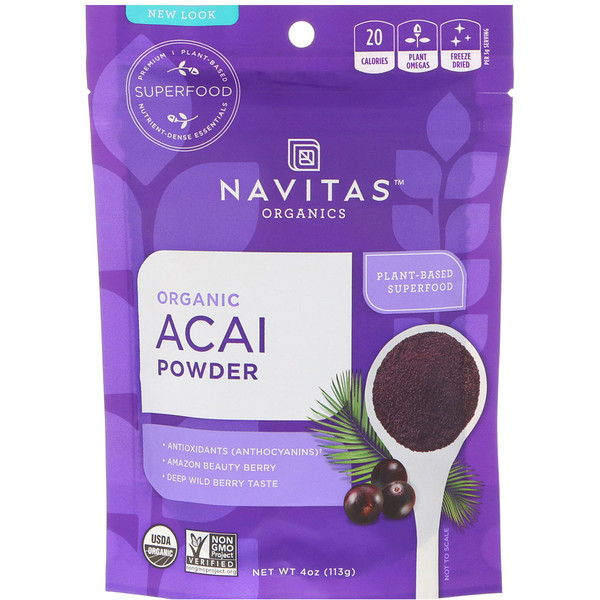 Navitas Organics, Organic Acai Powder, 4 oz (113 g) 1 Navitas Organics, Organic Acai Powder, 4 oz (113 g)