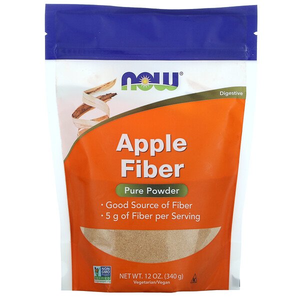 NOW Foods, Apple Fiber, Pure Powder, 12 oz (340 g) 1 NOW Foods, Apple Fiber, Pure Powder, 12 oz (340 g)