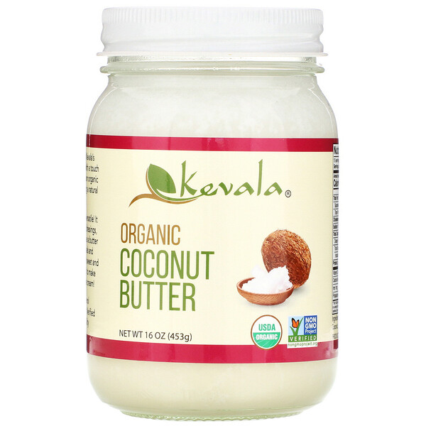 Kevala, Organic Coconut Butter, 16 oz (453 g) 1 Kevala, Organic Coconut Butter, 16 oz (453 g)