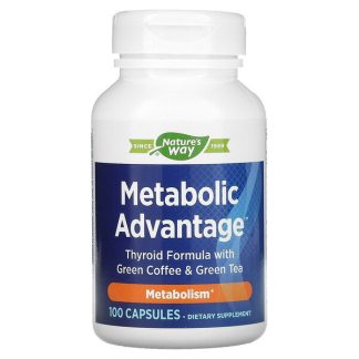 Enzymatic Therapy, Metabolic Advantage, Metabolism, 100 Capsules