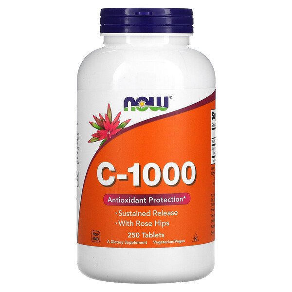 NOW Foods, C-1000, 250 Tablets 1 NOW Foods, C-1000, 250 Tablets