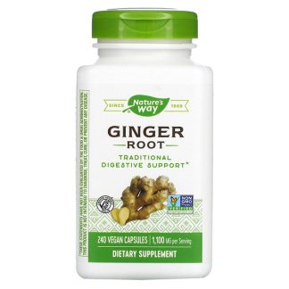 Nature's Way, Ginger Root, 550 mg, 240 Vegan Capsules