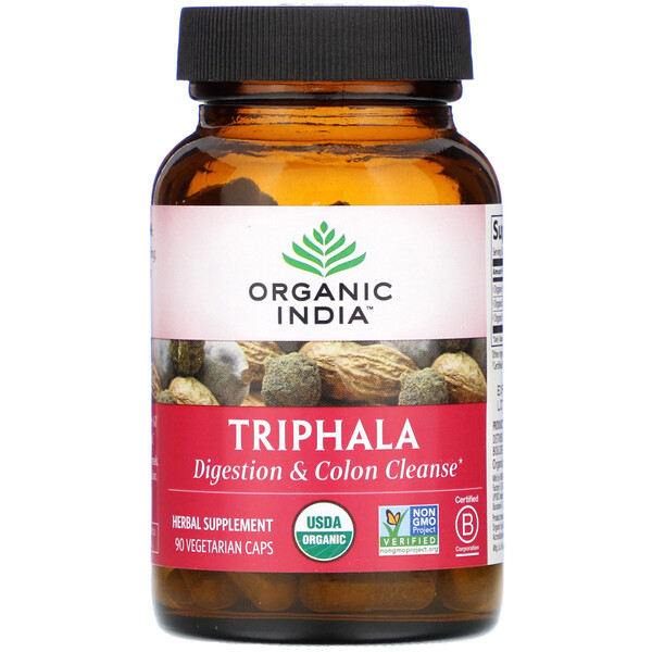 Organic India, Triphala, 90 Vegetarian Caps 1 Organic India, Triphala, 90 Vegetarian Caps