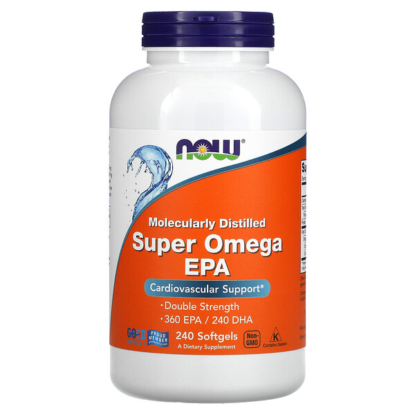 NOW Foods, Super Omega EPA, 360 EPA / 240 DHA, 240 Softgels 1 NOW Foods, Super Omega EPA, 360 EPA / 240 DHA, 240 Softgels