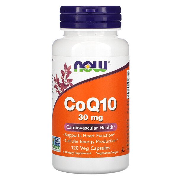 NOW Foods, CoQ10, 30 mg, 120 Veg Capsules 1 NOW Foods, CoQ10, 30 mg, 120 Veg Capsules