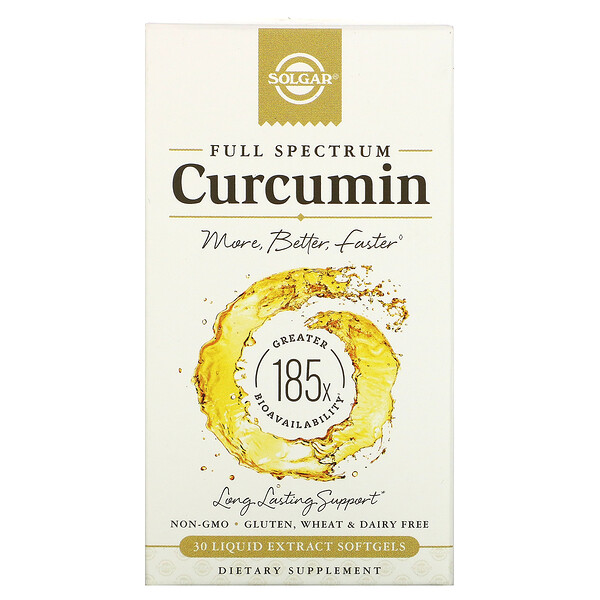 Solgar, Full Spectrum Curcumin, 30 Liquid Extract Softgels 1 Solgar, Full Spectrum Curcumin, 30 Liquid Extract Softgels