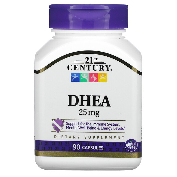 21st Century, DHEA, 25 mg, 90 Capsules 1 21st Century, DHEA, 25 mg, 90 Capsules