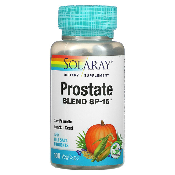 Solaray, Prostate Blend SP-16, 100 VegCapsSingapore Solaray, Prostate Blend SP-16, 100 VegCapsSingapore