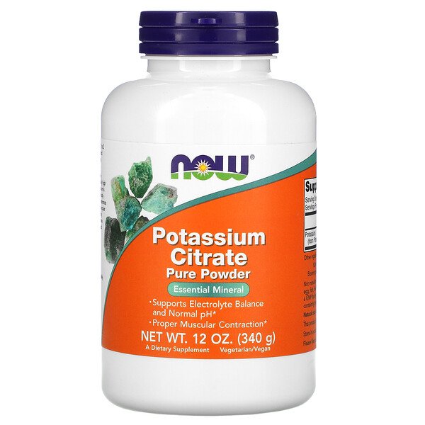 NOW Foods, Potassium Citrate Pure Powder, 12 oz (340 g) 1 NOW Foods, Potassium Citrate Pure Powder, 12 oz (340 g)