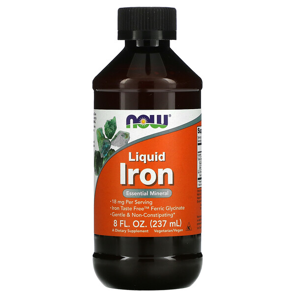 NOW Foods, Liquid Iron, 8 fl oz (237 ml) 1 NOW Foods, Liquid Iron, 8 fl oz (237 ml)