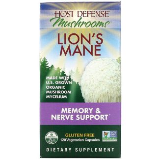 Fungi Perfecti, Lion's Mane, Memory & Nerve Support, 120 Vegetarian Capsules