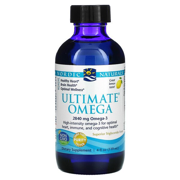 Nordic Naturals, Ultimate Omega, Lemon, 2,840 mg, 4 fl oz (119 ml) 1 Nordic Naturals, Ultimate Omega, Lemon, 2,840 mg, 4 fl oz (119 ml)