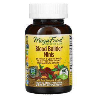 MegaFood, Blood Builder Minis, 60 Tablets