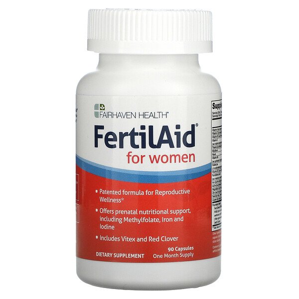 Fairhaven Health, FertilAid for Women, 90 Capsules 1 Fairhaven Health, FertilAid for Women, 90 Capsules