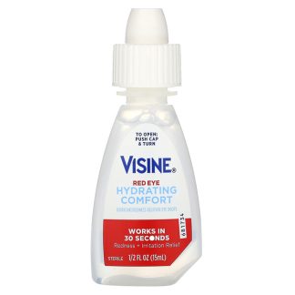 Visine, Red Eye Hydrating Comfort, Lubricant/Redness Reliever Eye Drops, 1/2 fl oz (15 ml)