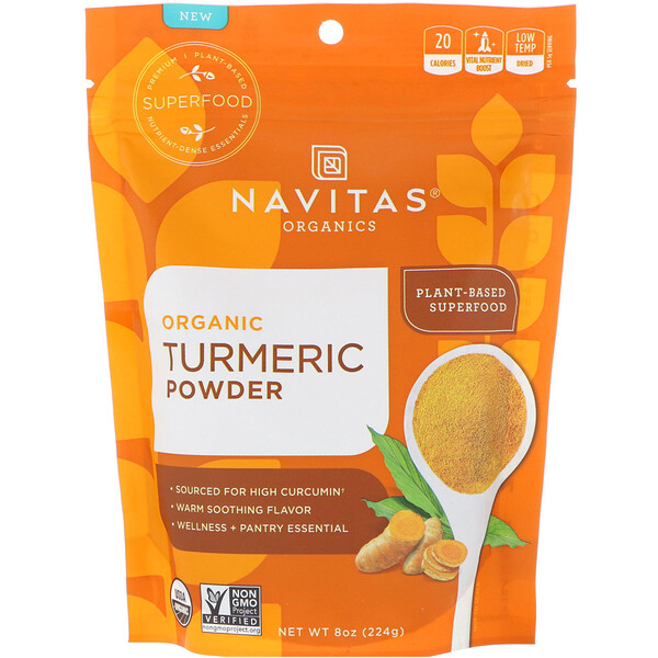Navitas Organics, Organic Turmeric Powder, 8 oz (224 g) 1 Navitas Organics, Organic Turmeric Powder, 8 oz (224 g)