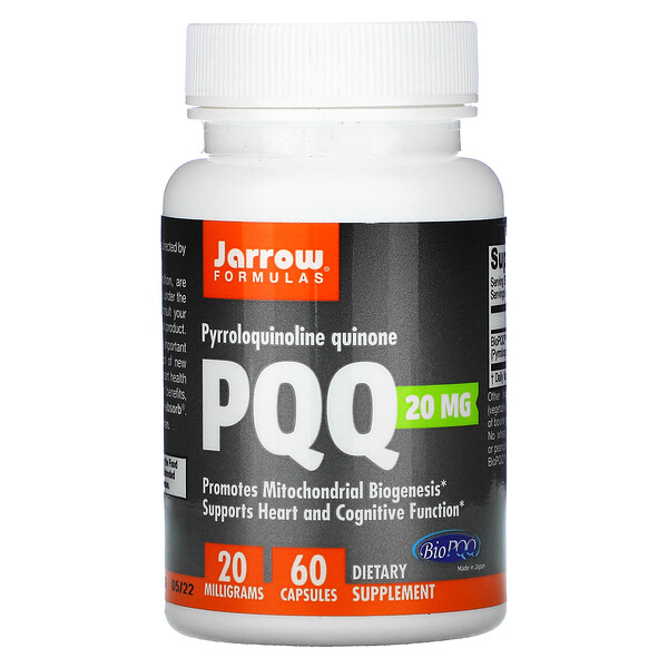Jarrow Formulas, PQQ, 20 mg, 60 Capsules 1 Jarrow Formulas, PQQ, 20 mg, 60 Capsules