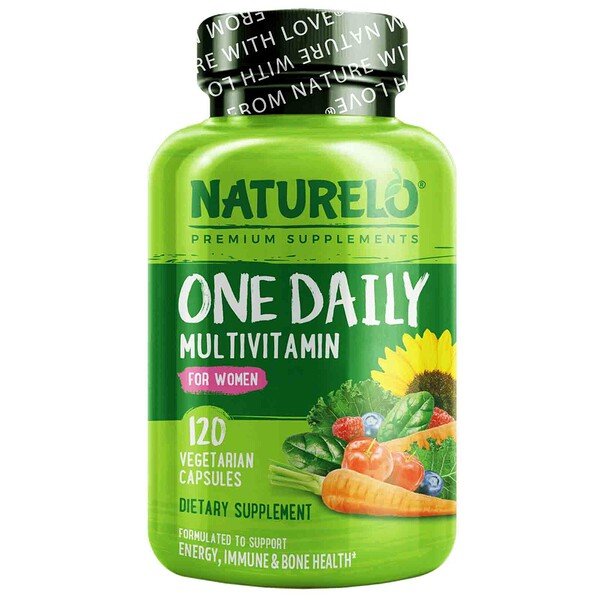 NATURELO, One Daily Multivitamin for Women, 120 Vegetable Capsules 1 NATURELO, One Daily Multivitamin for Women, 120 Vegetable Capsules