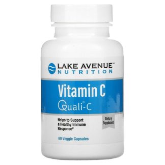 Lake Avenue Nutrition, Vitamin C, Quali-C, 1,000 mg, 60 Veggie Capsules