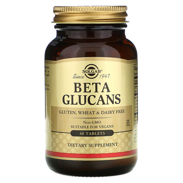Solgar, Beta Glucans, 60 Tablets 1 Solgar, Beta Glucans, 60 Tablets