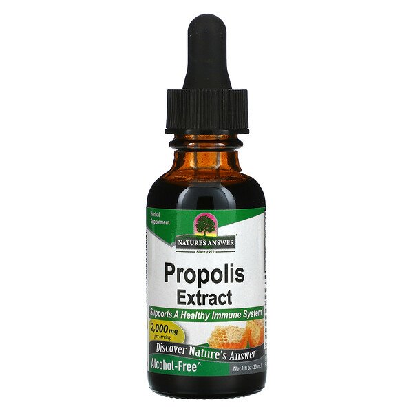 Nature's Answer, Propolis Extract, Alcohol-Free, 2,000 mg, 1 fl oz (30 ml) 1 Nature's Answer, Propolis Extract, Alcohol-Free, 2,000 mg, 1 fl oz (30 ml)