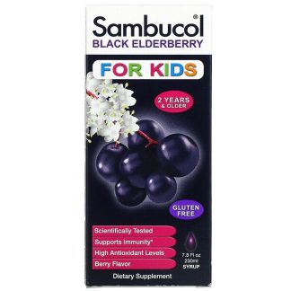 Sambucol, Black Elderberry Syrup, For Kids, Berry Flavor, 7.8 fl oz (230 ml)