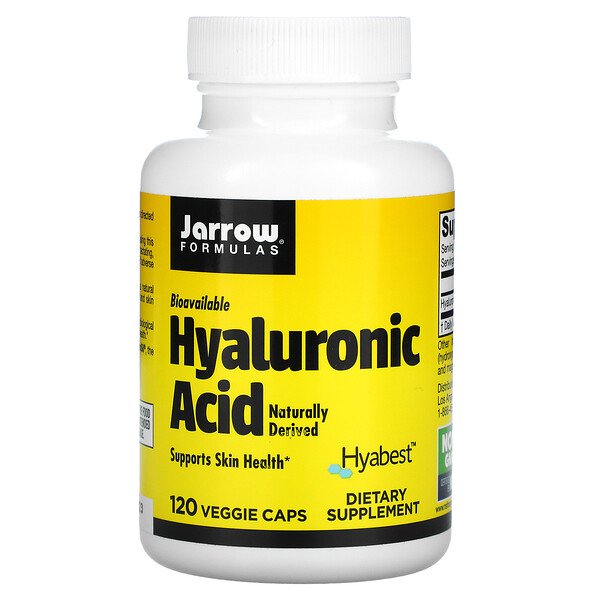 Jarrow Formulas, Hyaluronic Acid, 50 mg, 120 Veggie Caps 1 Jarrow Formulas, Hyaluronic Acid, 50 mg, 120 Veggie Caps