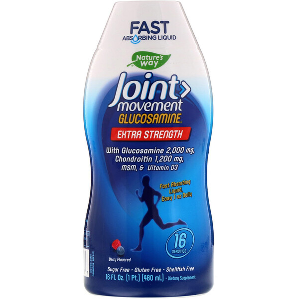 Nature's Way, Joint Movement Glucosamine, Extra Strength, Berry Flavor