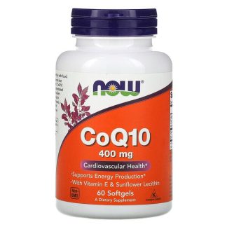 NOW Foods, CoQ10, 400 mg, 60 Softgels