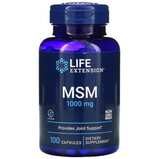 Life Extension, MSM, 1,000 mg, 100 Capsules
