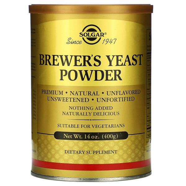 Solgar, Brewer's Yeast Powder, 14 oz (400 g) 1 Solgar, Brewer's Yeast Powder, 14 oz (400 g)