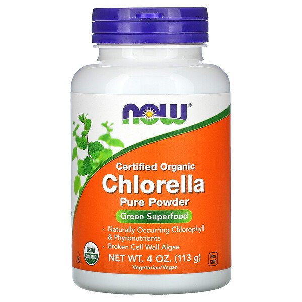 NOW Foods, Certified Organic Chlorella, Pure Powder, 4 oz (113 g) 1 NOW Foods, Certified Organic Chlorella, Pure Powder, 4 oz (113 g)