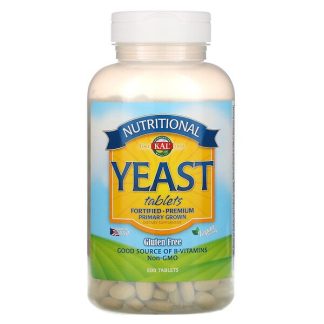 KAL, Nutritional Yeast, 500 Tablets