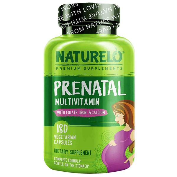 NATURELO, Prenatal Multivitamin, 180 Vegetarian Capsules 1 NATURELO, Prenatal Multivitamin, 180 Vegetarian Capsules
