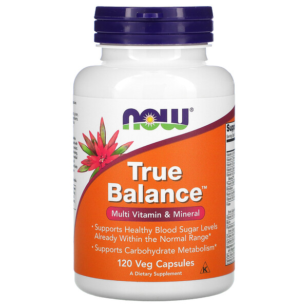 NOW Foods, True Balance, Multi Vitamin & Mineral, 120 Veg Capsules 1 NOW Foods, True Balance, Multi Vitamin & Mineral, 120 Veg Capsules