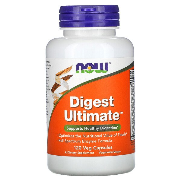NOW Foods, Digest Ultimate, 120 Veg Capsules 1 NOW Foods, Digest Ultimate, 120 Veg Capsules