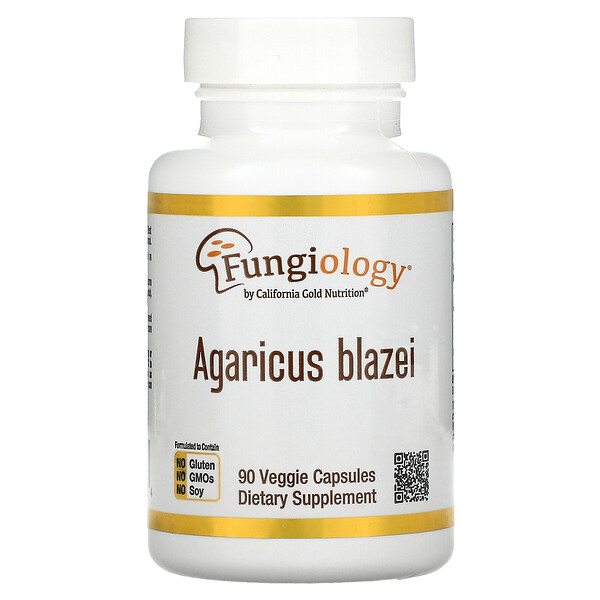 California Gold Nutrition, Agaricus Blazei, 90 Veggie Capsules 1 California Gold Nutrition, Agaricus Blazei, 90 Veggie Capsules