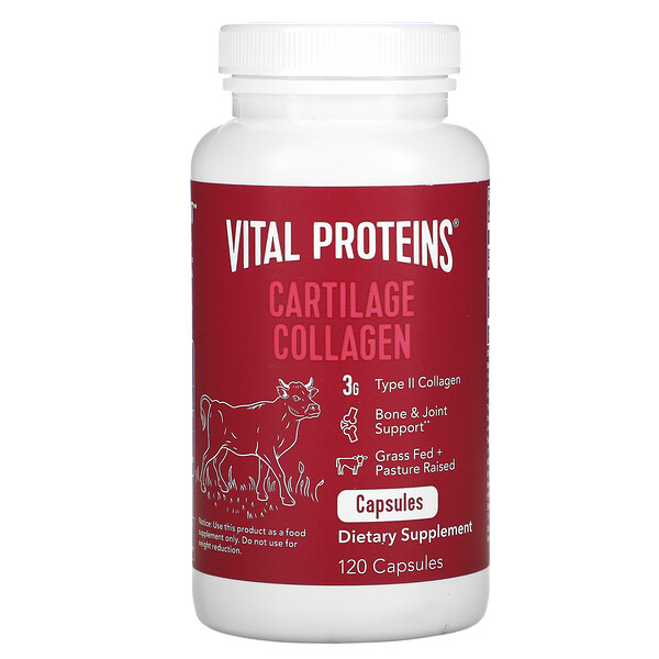 Vital Proteins, Cartilage Collagen, 120 Capsules 1 Vital Proteins, Cartilage Collagen, 120 Capsules